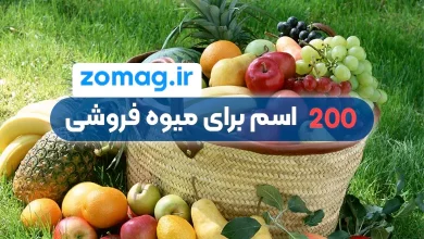 200 اسم برای مغازه میوه فروشی (دسته بندی شده)