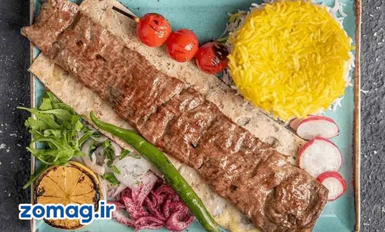 کباب برگ خانگی با گوشت چرخ کرده (کباب حلزونی)