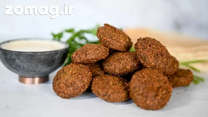 فلافل خانگی با گوشت