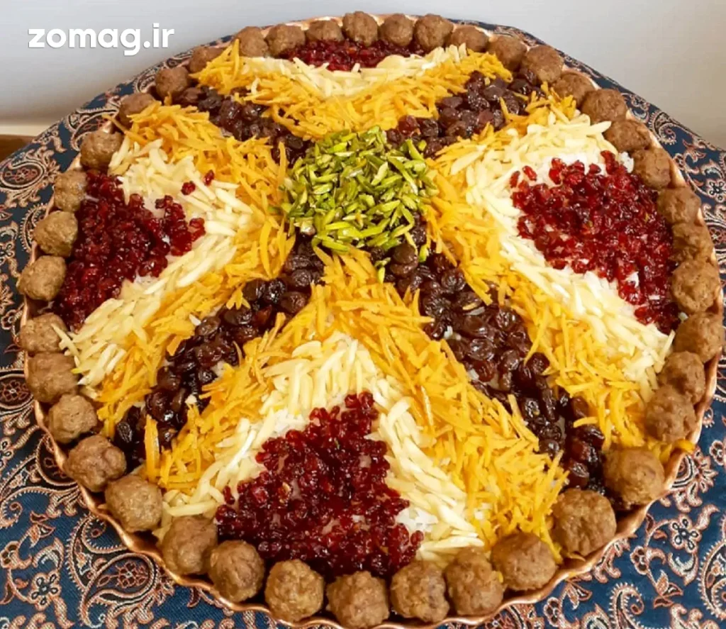 قیمه نثار با کوفته قلقلی