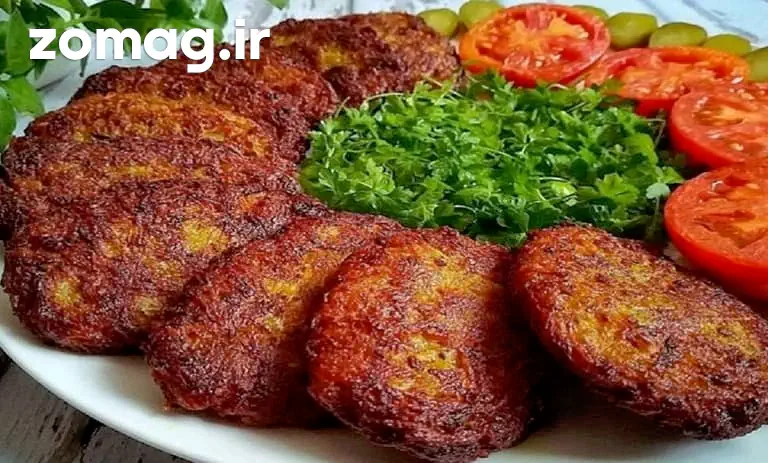 کتلت گوشت ساده
