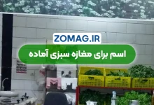 100 اسم خاص برای مغازه سبزی آماده
